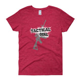 Women's short sleeve Tactical Girl Rifle t-shirt