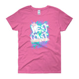 Women's short sleeve West Coast Colors t-shirt