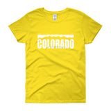 Women's short sleeve Colorado Skyline t-shirt