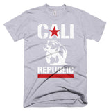 Short-Sleeve Cali Republic Bear T-Shirt (white print)