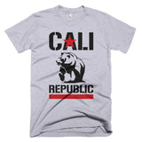 Short-Sleeve Cali Republic Bear T-Shirt (Black print)