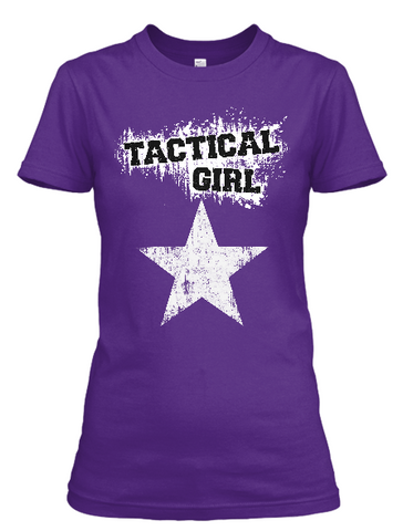 Women's short sleeve White Star Tactical Girl t-shirt