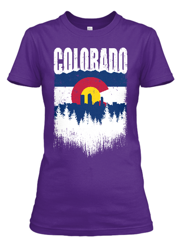 Women's Denver Skyline short sleeve t-shirt