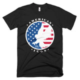 American Icon Brand T-Shirt On Super Durable American Made Soft Cotton Tee.