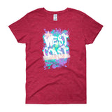 Women's short sleeve West Coast Colors t-shirt