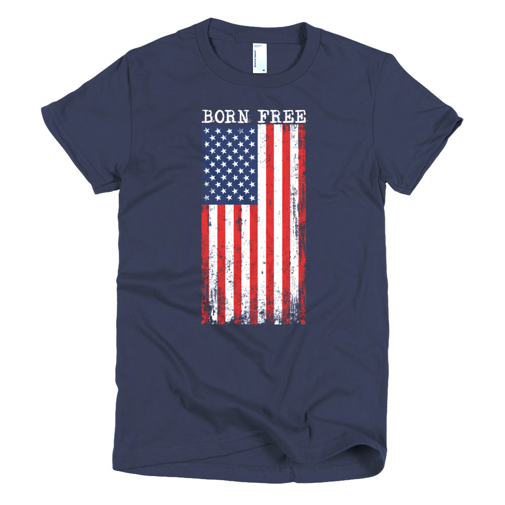 Short sleeve women's Original Born Free t-shirt – American Icon Gear