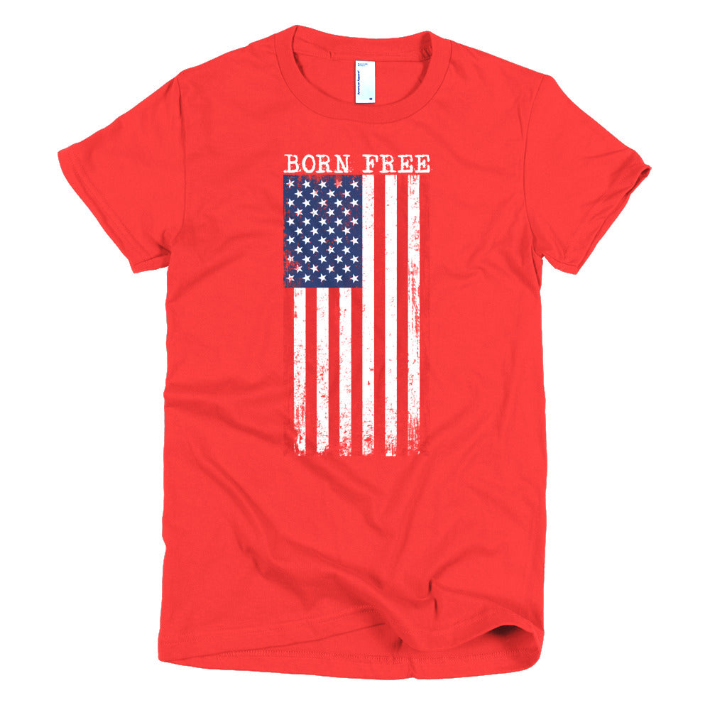 Short sleeve women's Original Born Free t-shirt – American Icon Gear