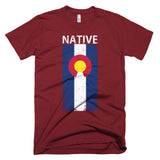 Short-Sleeve Colorado Native Stacked Flag T-Shirt