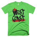 Short-Sleeve West Coast Black and Red T-Shirt