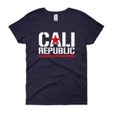 Women's short sleeve California Republic print t-shirt