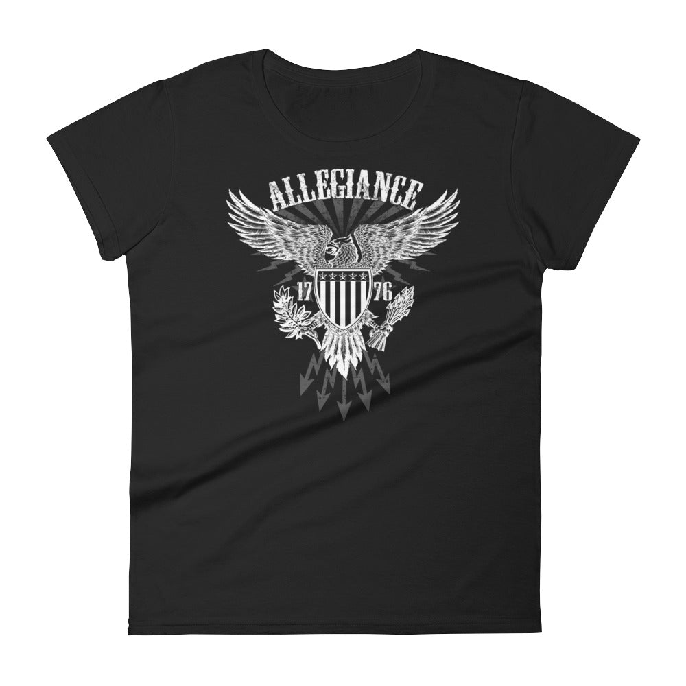 Women's White Hot Allegiance short sleeve t-shirt – American Icon Gear