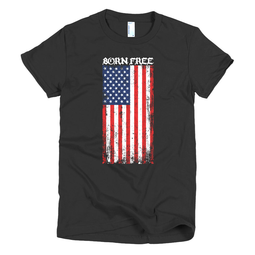 Short sleeve women's Born Free II t-shirt – American Icon Gear