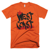 Short-Sleeve West Coast Black and Red T-Shirt