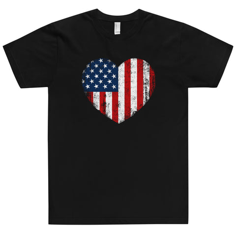 Women's Big American Heart T-Shirt